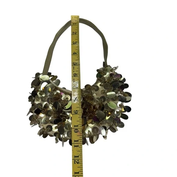 Bijoux terner Gold Sequin Women's Bag - Picture 9 of 9